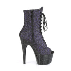 7 Inch Heel ADORE-1021MG Purple Glitter
