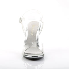4 Inch Heel CARESS-408 Clear