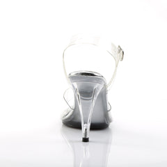 4 Inch Heel CARESS-408 Clear