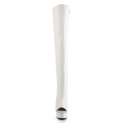 6 Inch Heel DELIGHT-3019 White