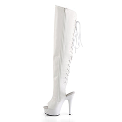 6 Inch Heel DELIGHT-3019 White