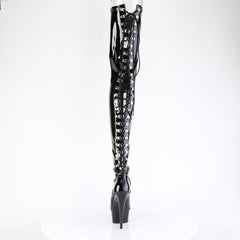 6 Inch Heel DELIGHT-4063 Black Stretch Patent