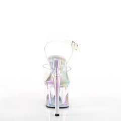 7 Inch Heel ESTEEM-708RBP Clear Hologram