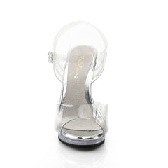 4 Inch Heel FLAIR-408 Clear