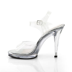 4 Inch Heel FLAIR-408 Clear