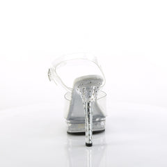 5 Inch Heel MAJESTY-508SDT Clear