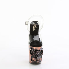 8 Inch Heel RAPTURE-808-LT Copper Chrome