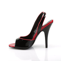 5 Inch Heel SEDUCE-117 Black-Red Patent