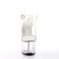 7 Inch Heel SKY-308 Clear