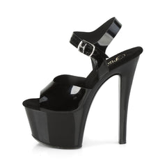 7 Inch Heel SKY-308N Black  Jelly