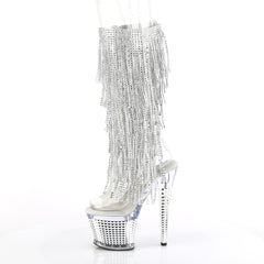 7 Inch Heel SPECTATOR-2017RSF Clear-Silver