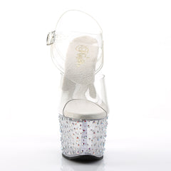 7 Inch Heel STARDANCE-708 Clear