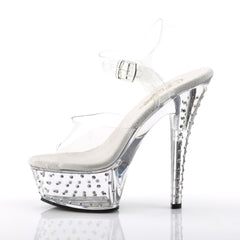 6 Inch Heel STARDUST-608 Clear