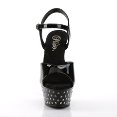 6 Inch Heel STARDUST-609 Black Patent