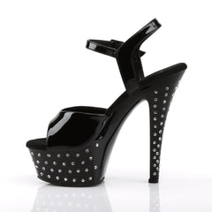 6 Inch Heel STARDUST-609 Black Patent
