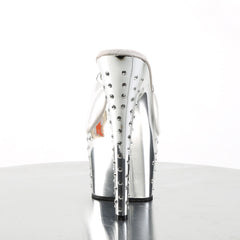 7 Inch Heel STARDUST-701 Clear-Silver