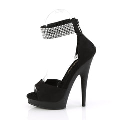 6 Inch Heel SULTRY-625 Black Pu