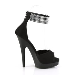 6 Inch Heel SULTRY-625 Black Pu