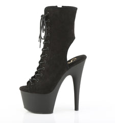 7 Inch Heel ADORE-1016 Black Suede