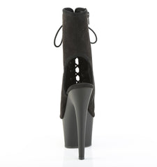 7 Inch Heel ADORE-1016 Black Suede
