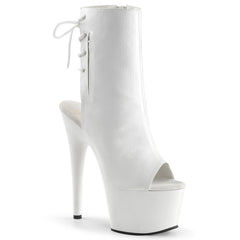 7 Inch Heel ADORE-1018 White Pu
