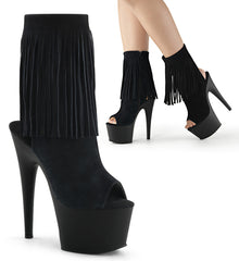 7 Inch Heel ADORE-1019 Black Suede