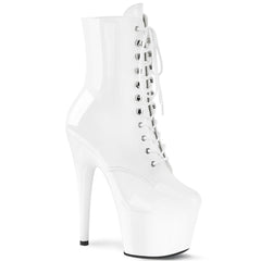 7 Inch Heel ADORE-1020 White Pat