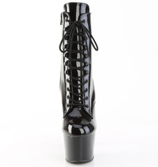 7 Inch Heel ADORE-1020BLG Black Blue Glitter