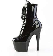 7 Inch Heel ADORE-1020BLG Black Blue Glitter