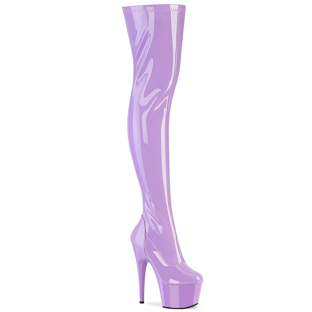 Pleaser Adore 3000 Lavender Patent Platform Shoes