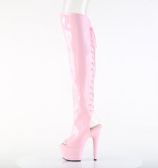 7 Inch Heel ADORE-3019HWR Baby Pink Holo