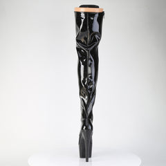 7 Inch Heel ADORE-3020GP Black Glitter