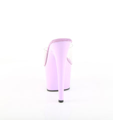 7 Inch Heel ADORE-701 Clear Lavender