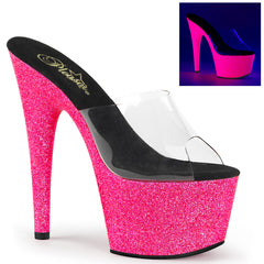 7 Inch Heel ADORE-701UVG Neon Hot Pink