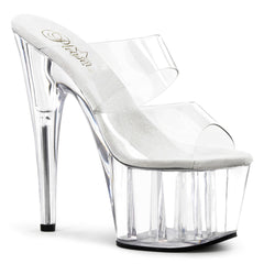 7 Inch Heel ADORE-702 Clear