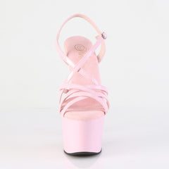 7 Inch Heel ADORE-713 Baby Pink Patent