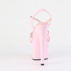 7 Inch Heel ADORE-713 Baby Pink Patent