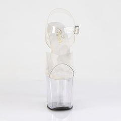 8 Inch Heel AMAZE-808 Clear