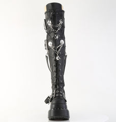 4 Inch Platform BEAR-316 Black Vegan Leather