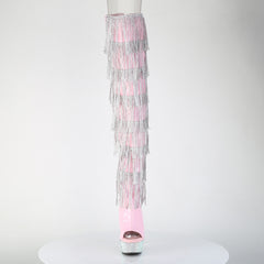 6 Inch Heel BEJEWELED-3017HG-RSF-6 Baby Pink Holo