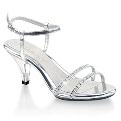 3 Inch Heel BELLE-316 Silver Metallic