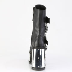 5 Inch Heel CAMEL-120 Black Vegan Leather