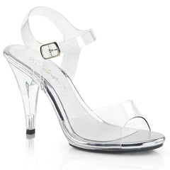 4 Inch Heel CARESS-408 Clear