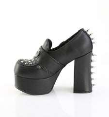 4 Inch Heel CHARADE-32 Black Vegan Leather