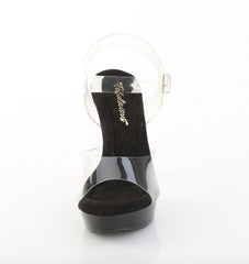 5 Inch Heel COCKTAIL-508 Clear Black