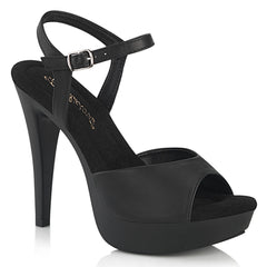 Fabulicious Cocktail 509 Black Vegan Leather Shoes