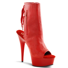 6 Inch Heel DELIGHT-1018 Red Pu