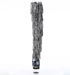 6 Inch Heel DELIGHT-3017HG-RSF Black Holo