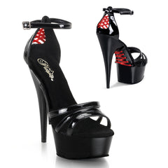 6 Inch Heel DELIGHT-662 Black