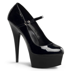 6 Inch Heel DELIGHT-687 Black